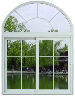 PVC sliding window with insect screen