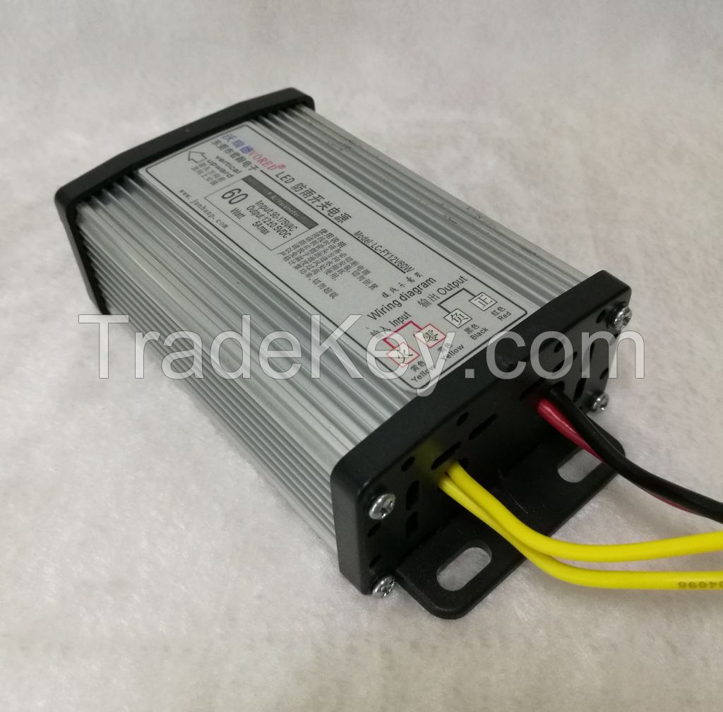  12V 60W /100W /150W / 200W/ 400W Switching Power Supply for LED Rain-Proof   