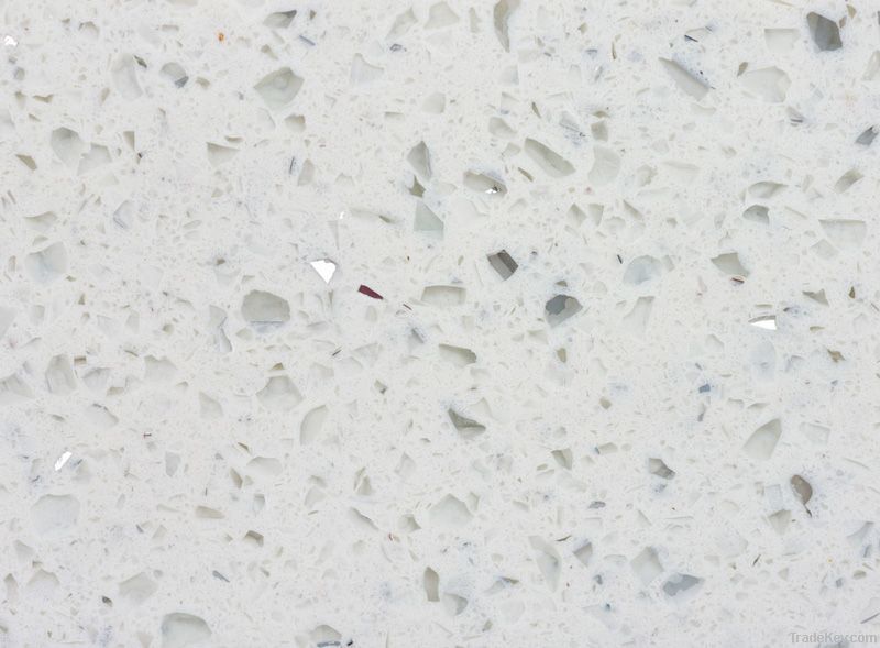 Sparkling Quartz arificial stone(slabs) for countertops