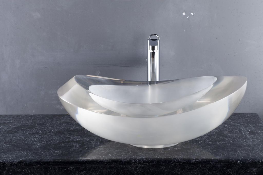 Translucent colored Wash Basins and bathroom Accessories