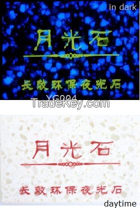 Luminous acrylic solid surface stone for decoration
