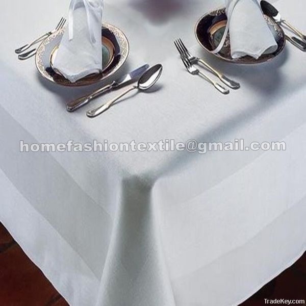 100%cotton satin band table cloth