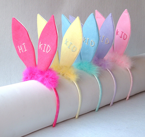 Rabbit ear hairband for Easter day