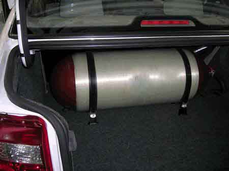 composite CNG cylinder for vehicle