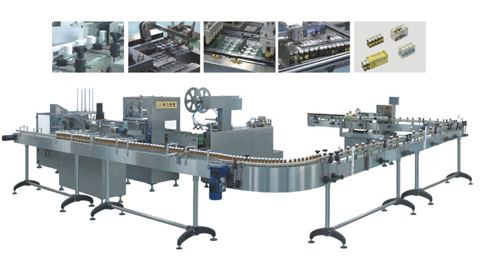 TBZ-250B Automatic Vial Packing Production Line(for ten pieces)