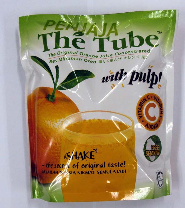 Penjaja The Tube Orange Juice with pulp!