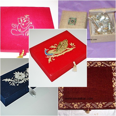 Embroidered Gift Boxes
