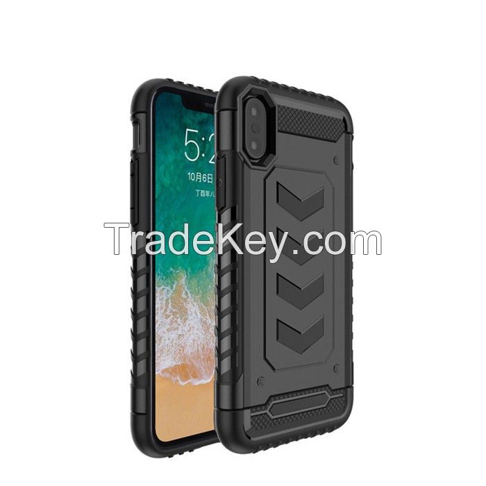 Unique design PC TPU shield case for iPhone X 10