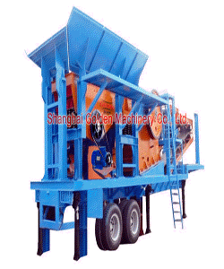 40-60 TPH Jaw and Impact Mobile Crushing Station