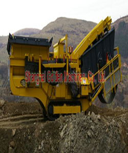 80-100 TPH Jaw andCone Mobile Crushing Station
