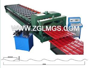 steel tile forming machine