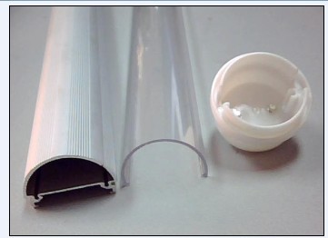 LED tube shell