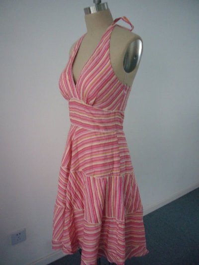 Cotton dress for girl in sunshine summer