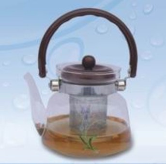 heat resistant glass teapot