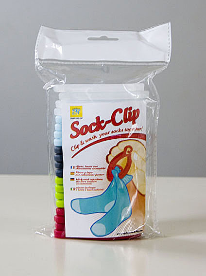 Cyclops Sock Clip - Keeps an Eye on Your Socks - Pack of 20 Multi-colored  Clips