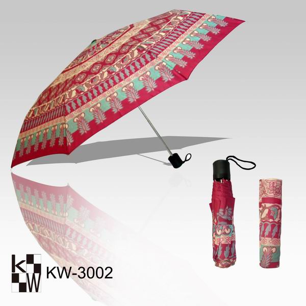 Three-Folding Rain Umbrella