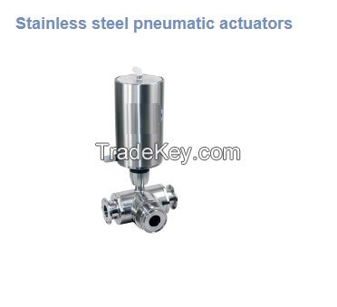 Stainless steel pneumatic actuators/Horizontal pneumatic actuators ...