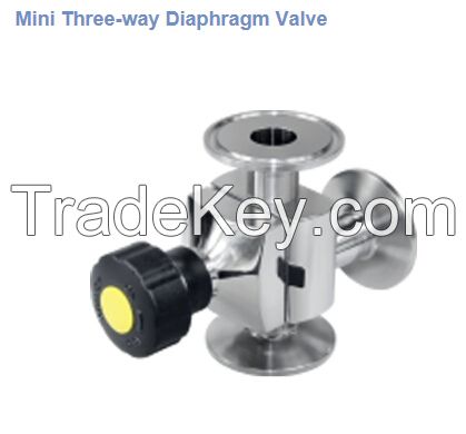 mini manual diaphragm valva /mini pneumatic diaphragm valve/Various combinations diaphragm valve/Mini multiport diaphragm valve/u-type three-way mini diaphragm valve / mini three-way diaphragm valve