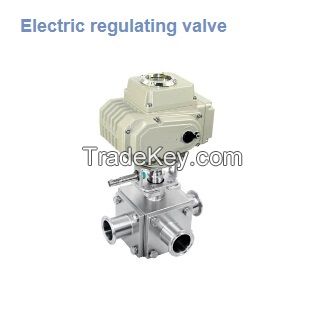 Electric regulating ball valve/Electric regulating globe valve/Electric diaphragm regulating valve/electric regulating butterfly valve