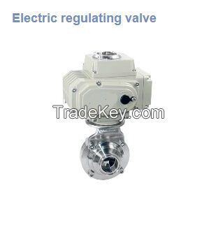 Electric regulating ball valve/Electric regulating globe valve/Electric diaphragm regulating valve/electric regulating butterfly valve