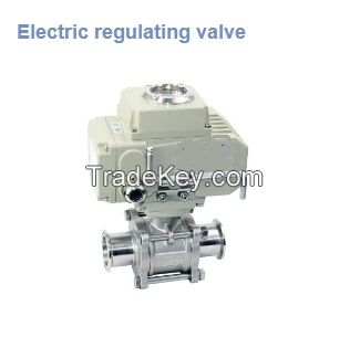 Electric regulating ball valve/Electric regulating globe valve/Electric diaphragm regulating valve/electric regulating butterfly valve