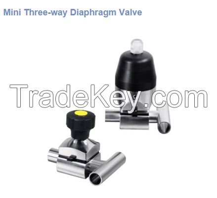 mini manual diaphragm valva /mini pneumatic diaphragm valve/Various combinations diaphragm valve/Mini multiport diaphragm valve/u-type three-way mini diaphragm valve / mini three-way diaphragm valve