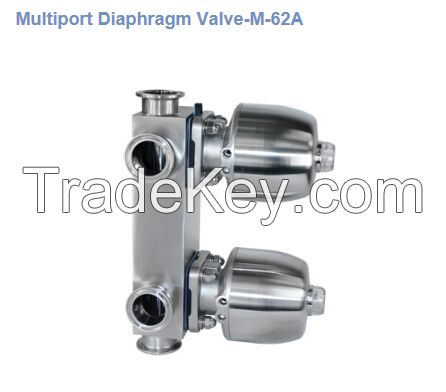 Multiple Channel Diaphragm Valve/Multiport Diaphragm Valve /Multiport Tank Bottom Diaphragm Valves/Multiport  Diaphragm Valves/Welding Combined Multiport Diaphragm Valve