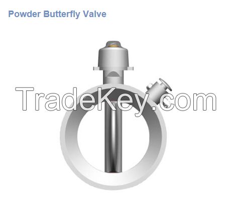 Powder butterfly valve/butterfly valve/Sanitary butterfly valves/Fine Adjustment Butterfly Valve