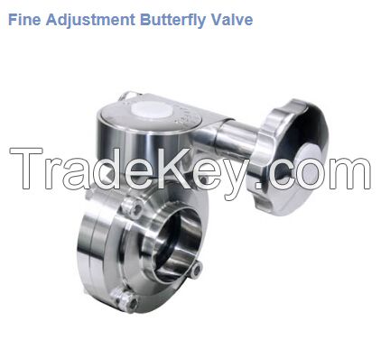 Fine Adjustment Butterfly Valve/Powder butterfly valve/butterfly valve/Sanitary butterfly valves/Fine Adjustment Butterfly Valve