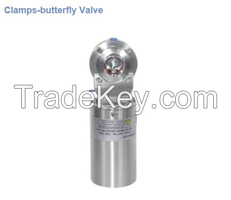 Clamps-butterfly Valve/butterfly valve/Sanitary butterfly valves/Fine Adjustment Butterfly Valve
