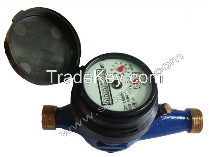 Multi jet Dry dial Vane Wheel Water Meter