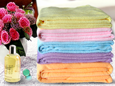 Warp Yarn Microfiber cloth--bath towel