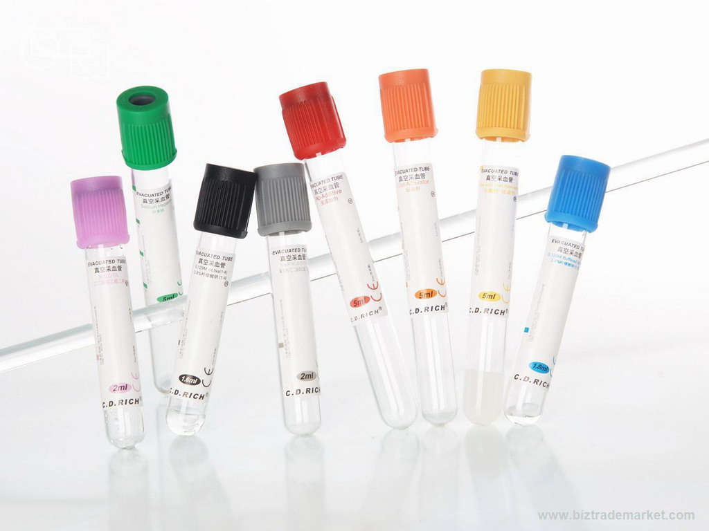 Blood Collection Tubes and Needles with CE