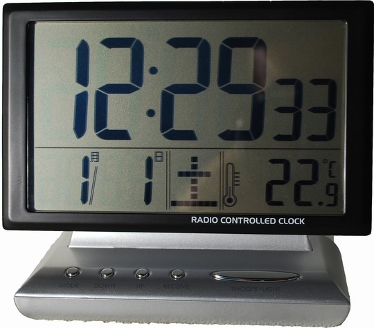 Radio Controlled Clock with LED Backlight