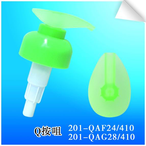 Green Lotion Pump 201-QAF24/410  201-QAG28/410