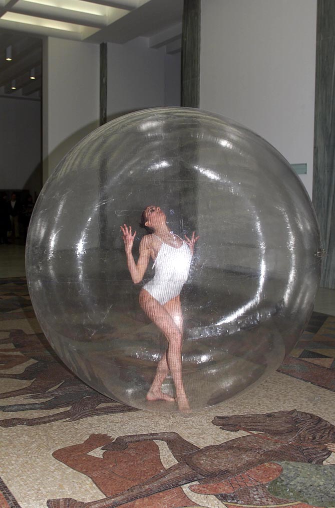 Dance ball, transparent ball for dance routines, Entertainers, Shows