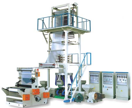 Rotary-Die 3-Layer Co-Extrusion Film Blowing Machine