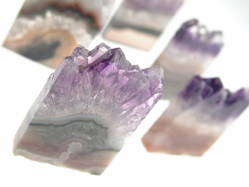 Amethyst Jasper Slices