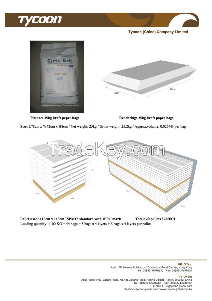 Citric Acid Anhydrous