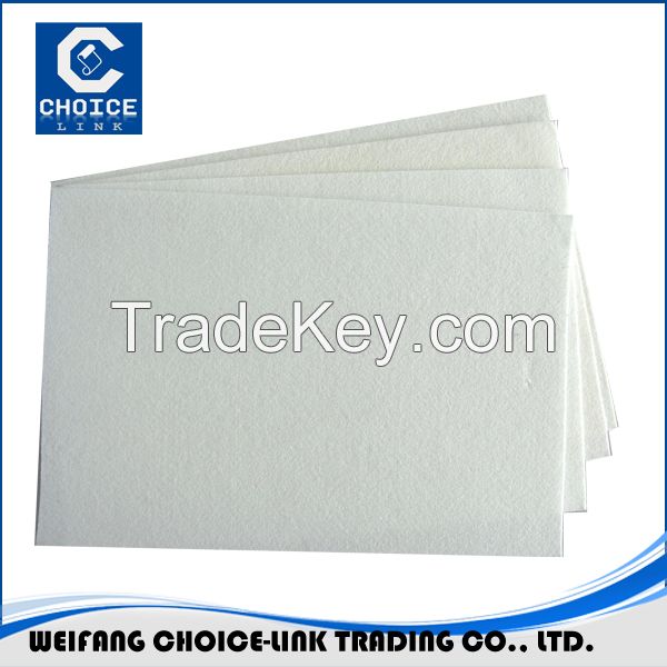 Needle punched polyester mat