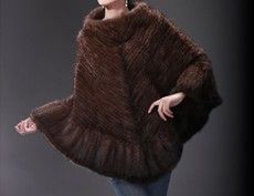 mink shawel fur for lady