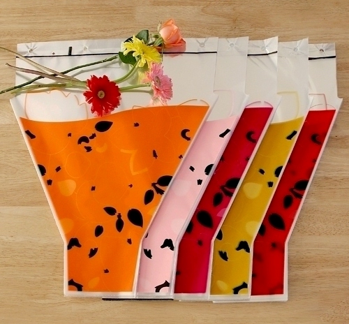 plastic flower bag