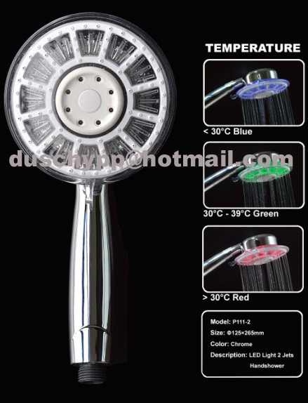 LED handshower