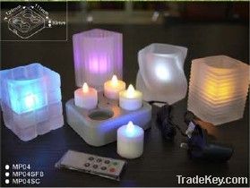 rechargeable candle multi color