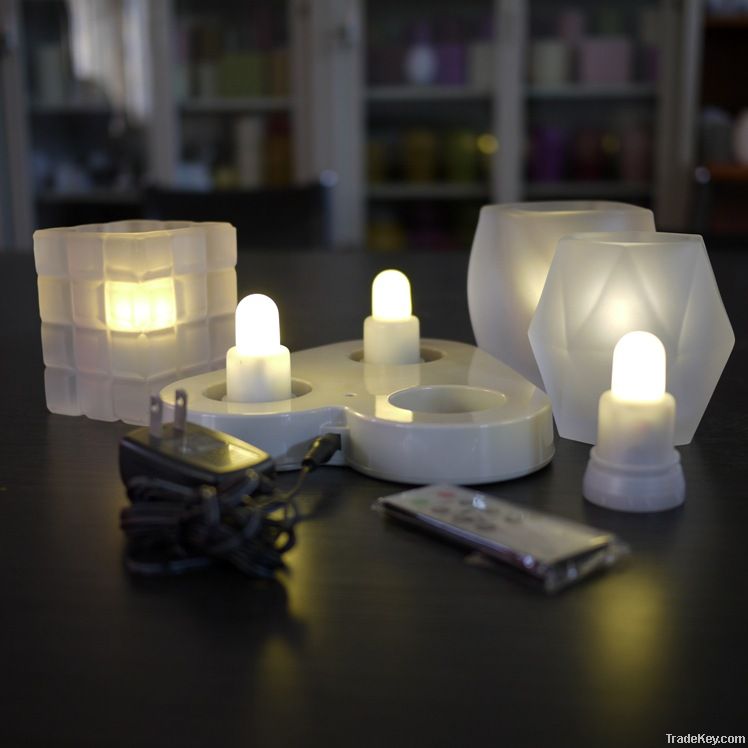 remote contol rechargeable candle