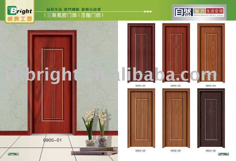 melamine hdf door skin