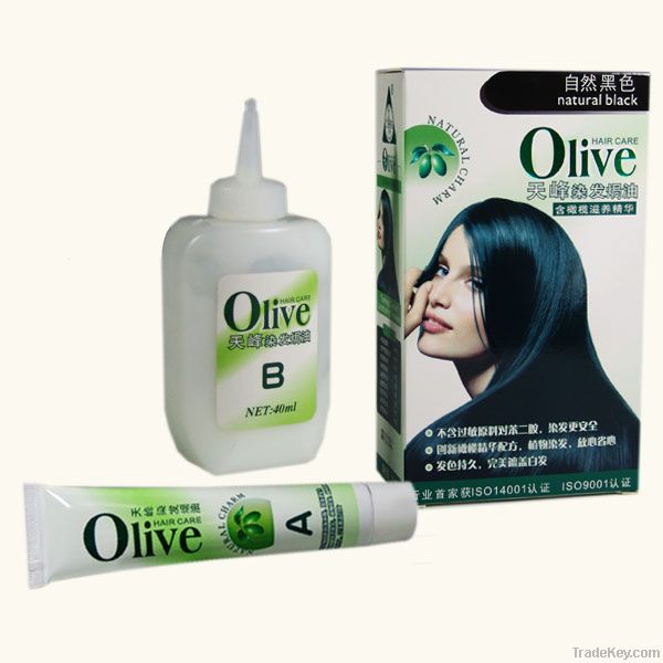 Olive hair color cream