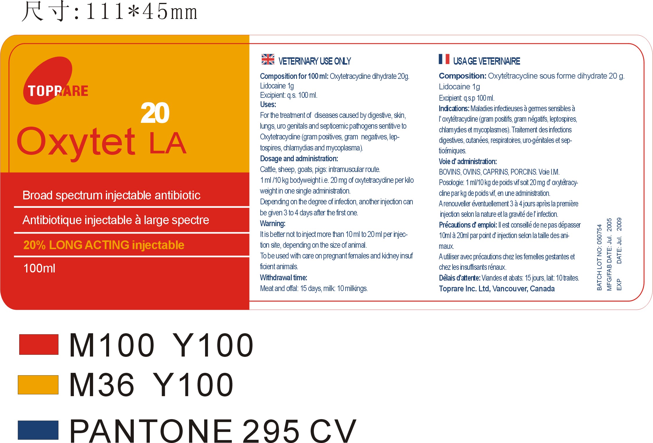 oxytetracycline injection