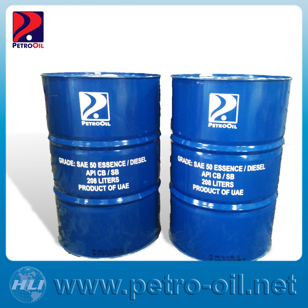 Motor Oil SAE 50 drums