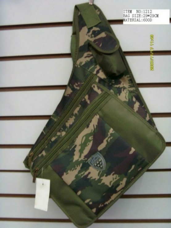 camouflage bag